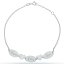 Pulsera personalizada de oro blanco 18k con chapas - nombres con corazones